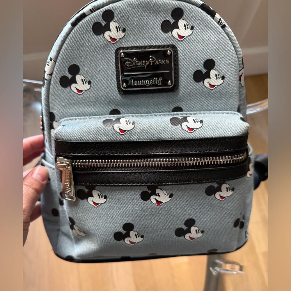 Loungefly Mickey Mouse Patterned Backpack - image 1